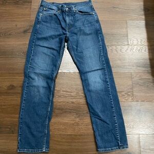 Levi's Dark Blue Straight Jeans